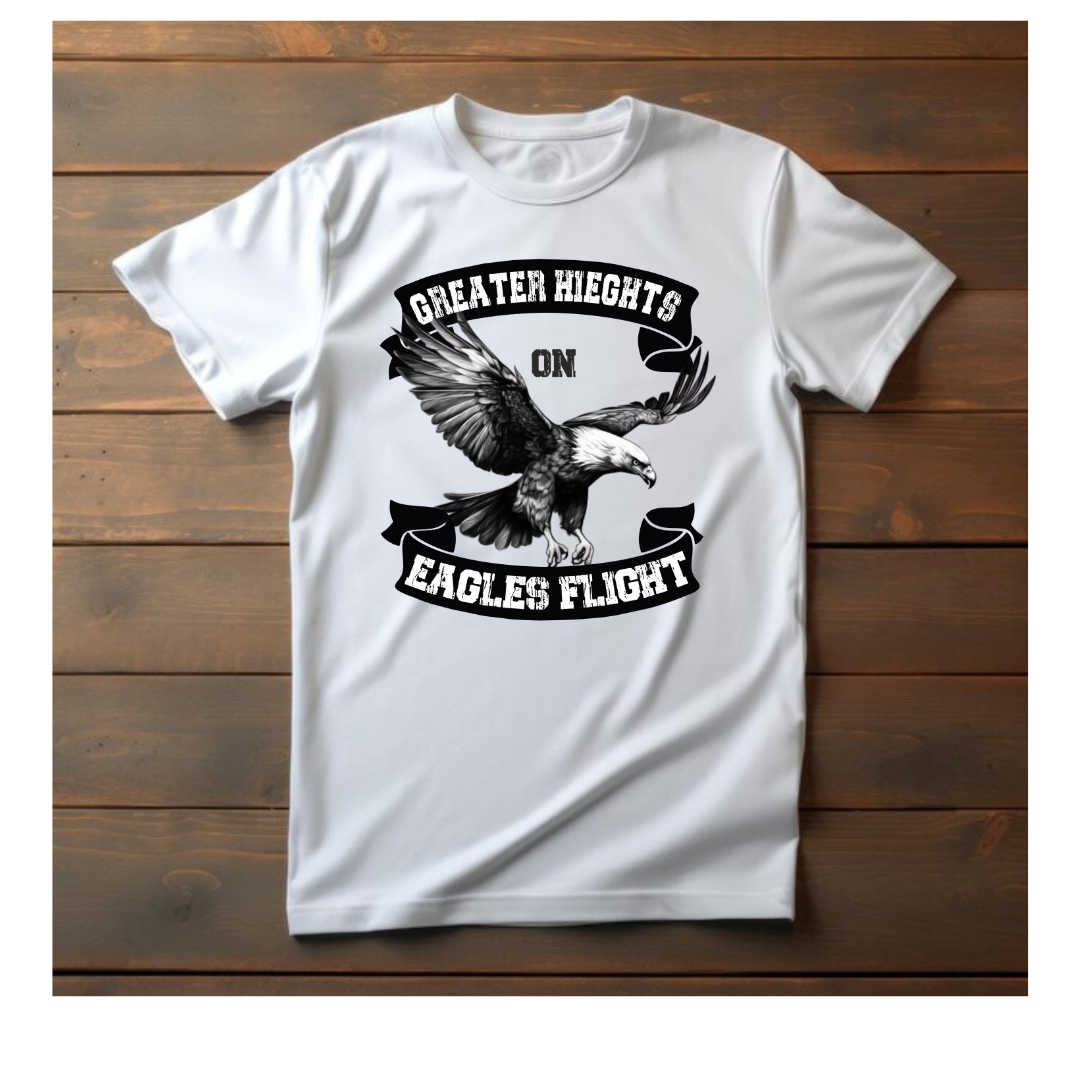 On Eagles Flight Christian T-Shirt - Soaring Faith Apparel