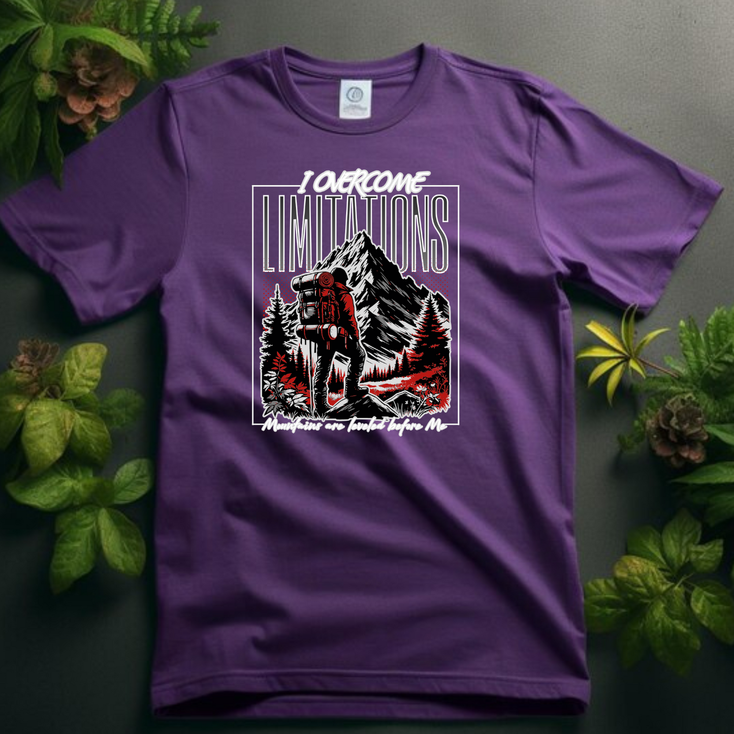 Overcome the Limits - Christian T-Shirt, Inspirational Apparel