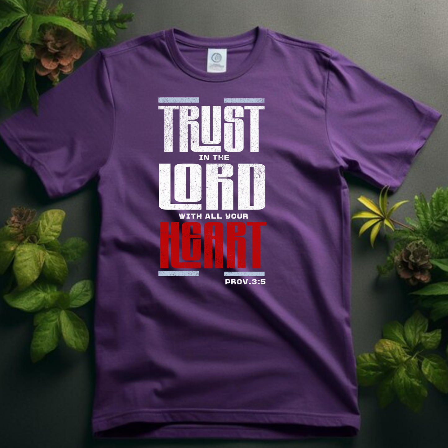 Trust in the Lord Christian T-Shirt - Biblical Faith Apparel