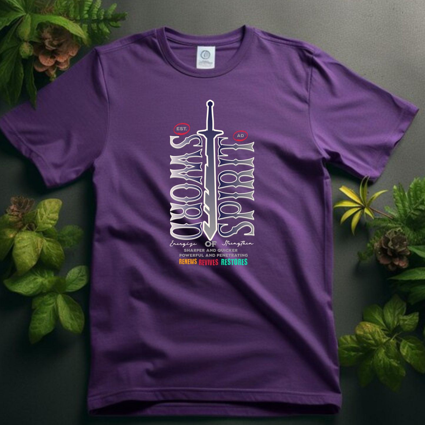 Sword of the Spirit - Biblical Christian T-Shirt for Warriors of Faith