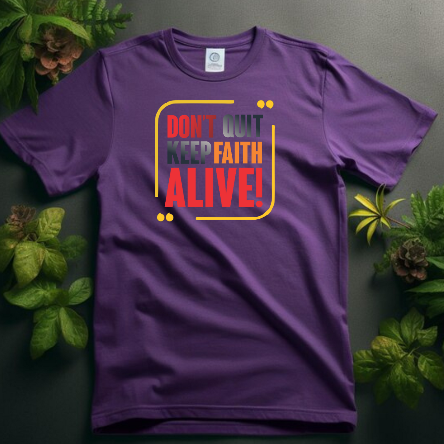 Keep Faith Alive - Ultimate Perseverance Christian T-Shirt for Enduring Warriors