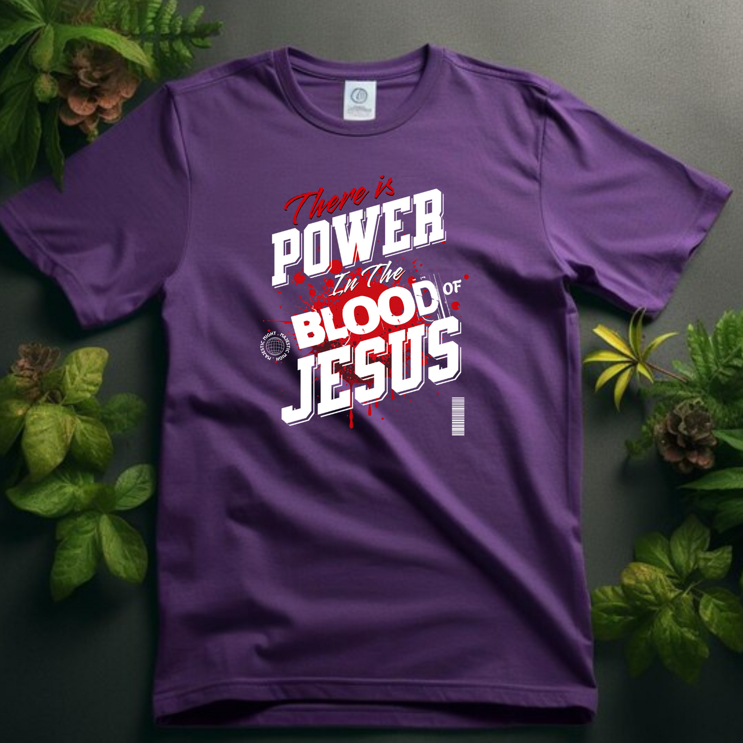 Power in the Blood, Christian T-Shirt , Inspirational Apparel
