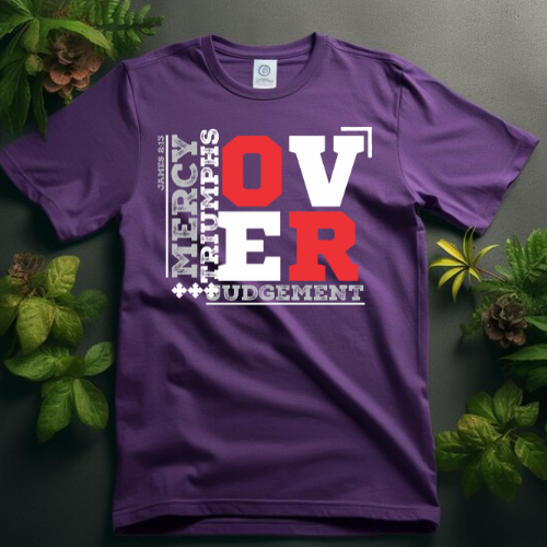 Over Judgment - Christian T-Shirt, Inspirational Apparel