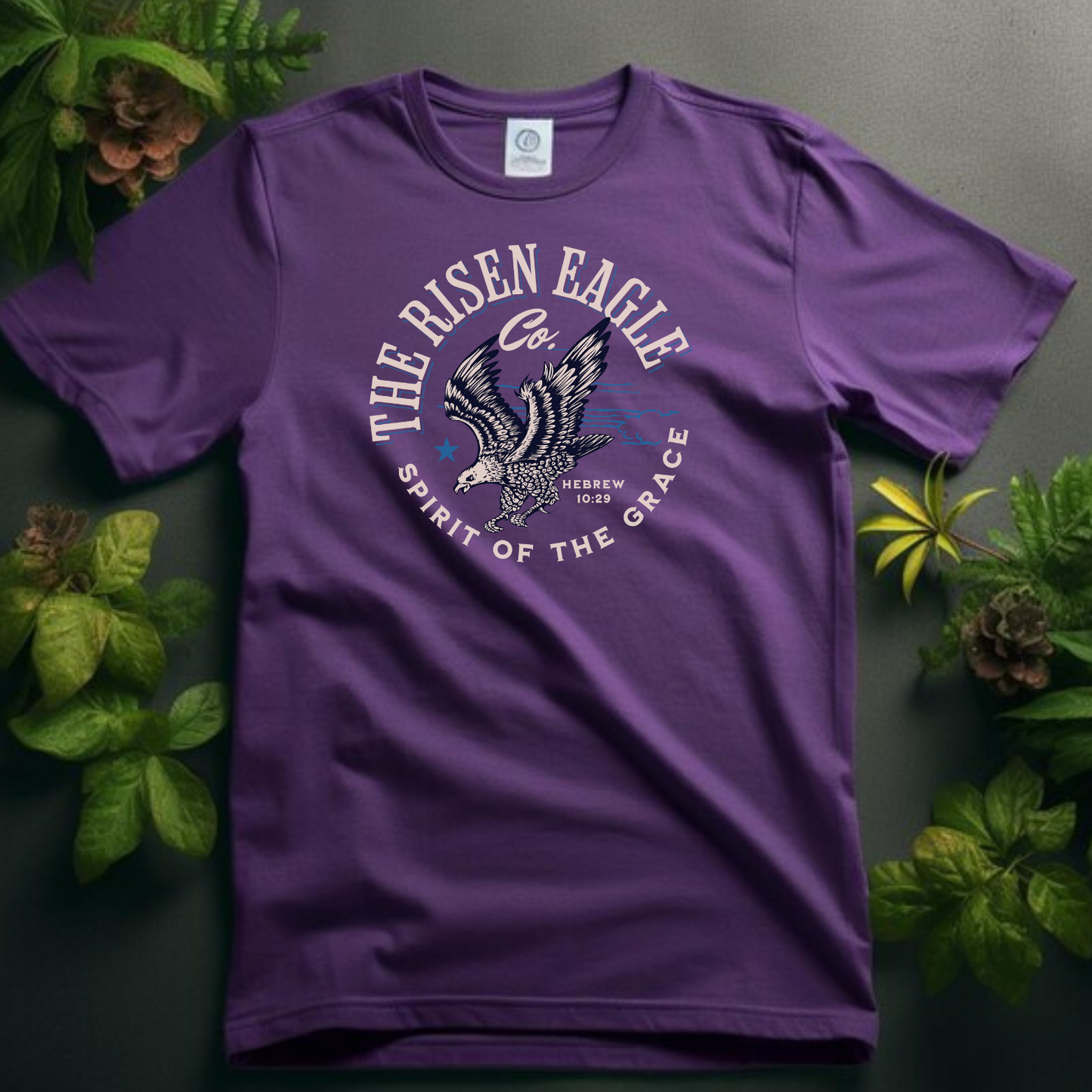 Risen Eagle - Soaring Christian T-Shirt for Spiritual Victory