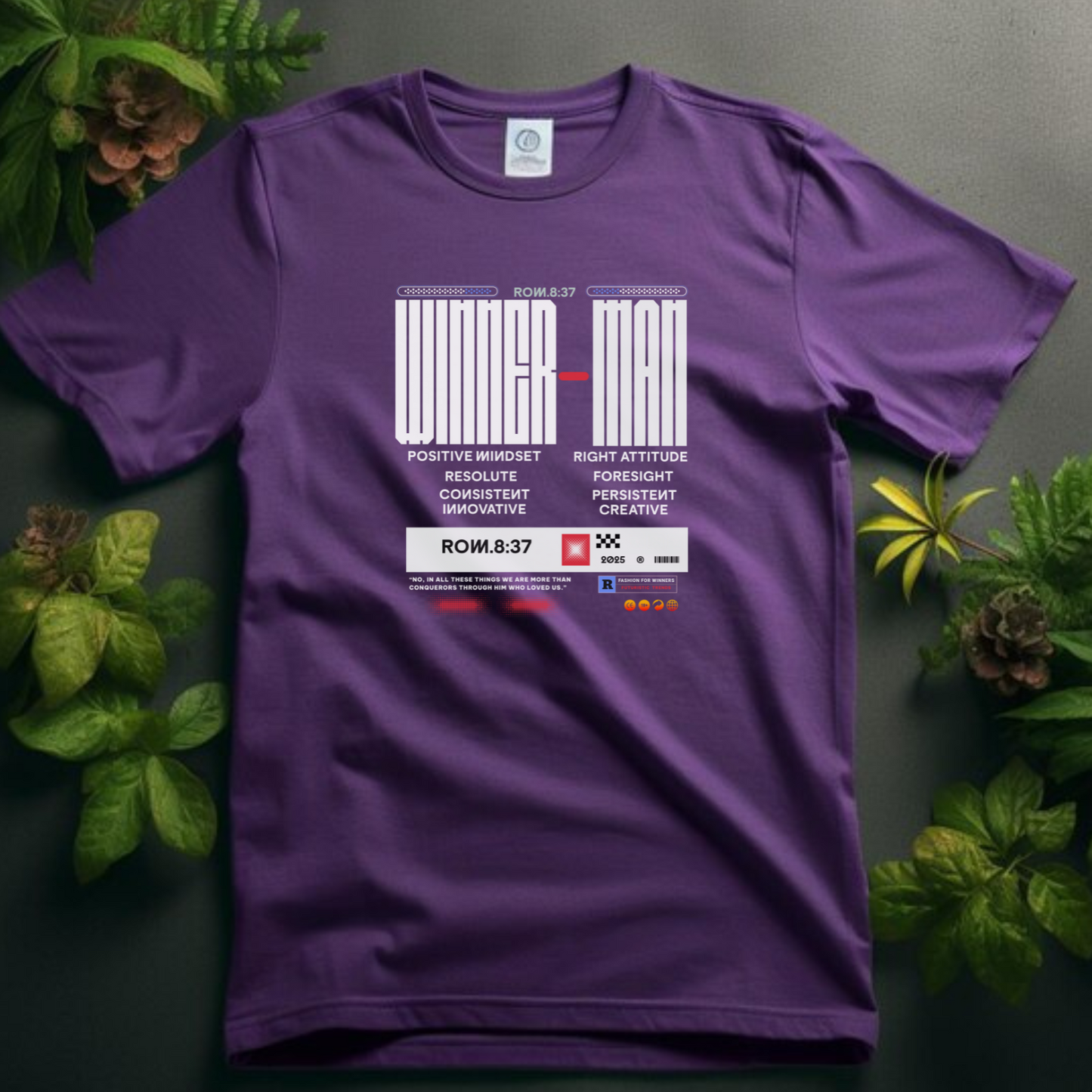 Winner Man - Victory Christian T-Shirt for Champions in Faith