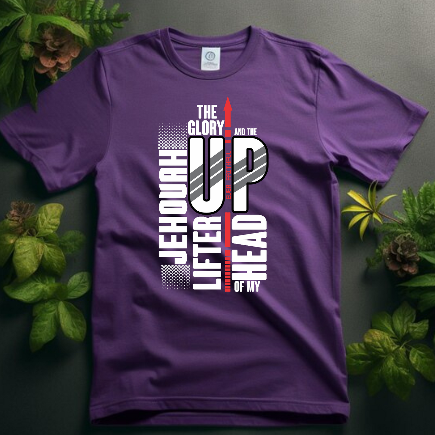 Lifter of My Head Christian T-Shirt - Psalm 3:3 Faith Apparel