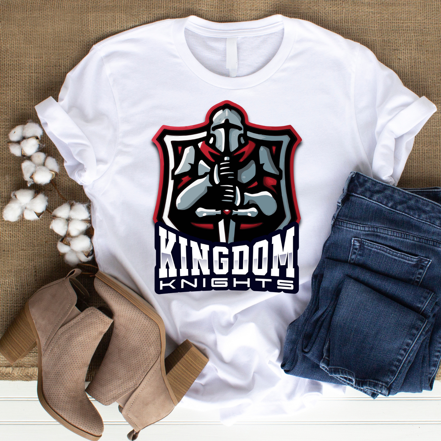 kingdom knights 2, Christian T-Shirt, Inspiration Apparel