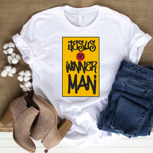 Winner Man Christian T-Shirt - Victory Faith Apparel