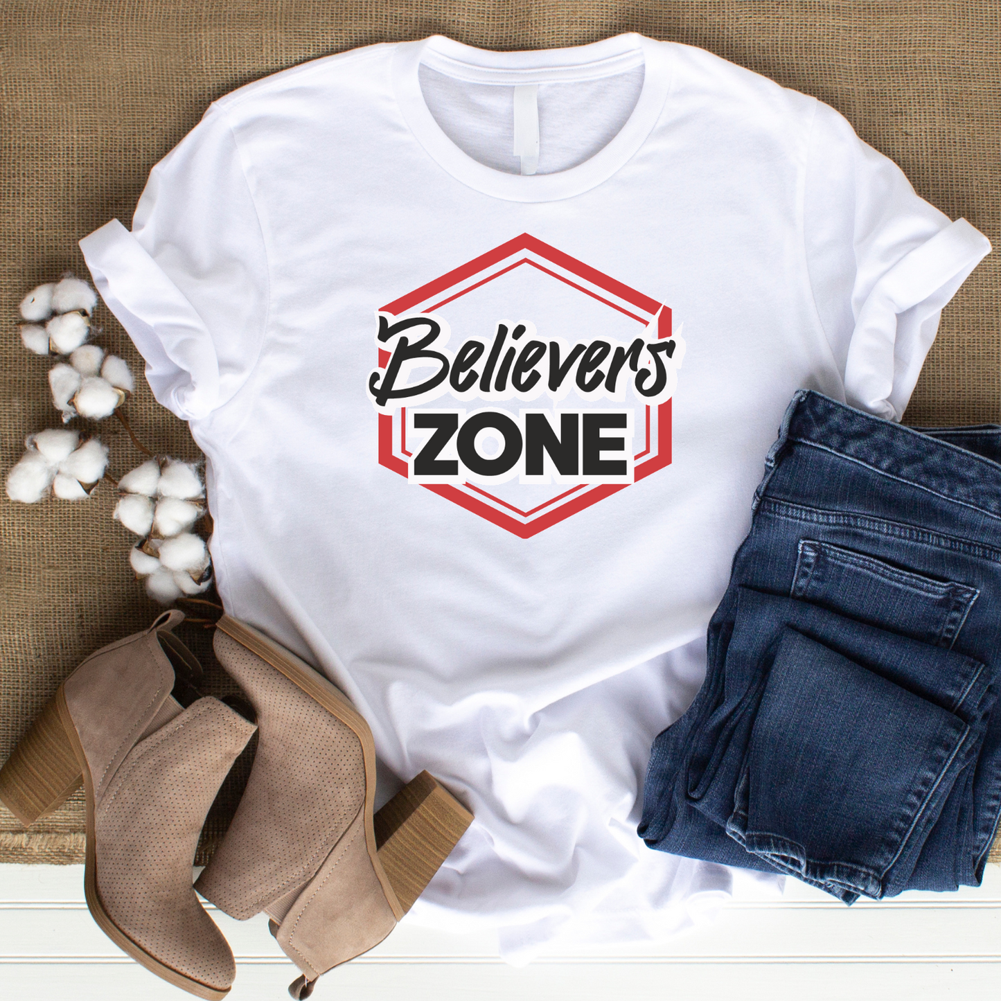 Believers Zone Christian T-Shirt - Faith Community Apparel