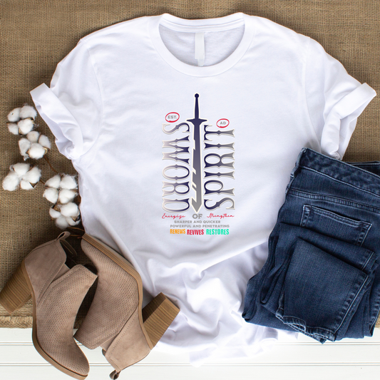 Sword of the Spirit - Biblical Christian T-Shirt for Warriors of Faith