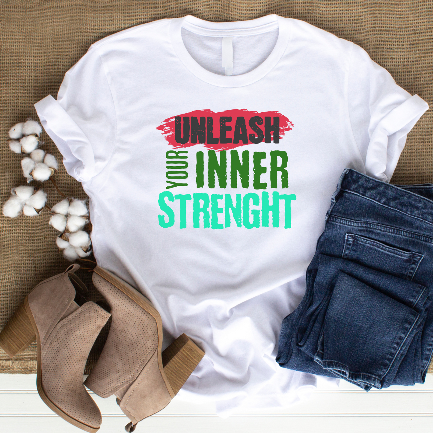 Unleash Inner Strength - Ultimate Power Christian T-Shirt for Spiritual Warriors