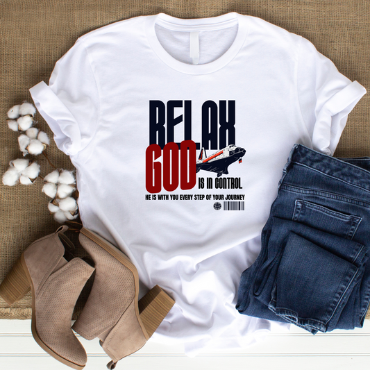 God is in Control Christian T-Shirt - Divine Sovereignty Apparel