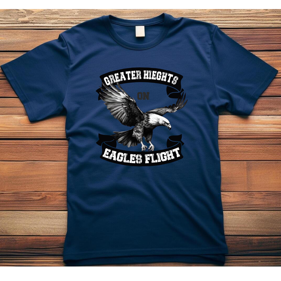 On Eagles Flight Christian T-Shirt - Soaring Faith Apparel