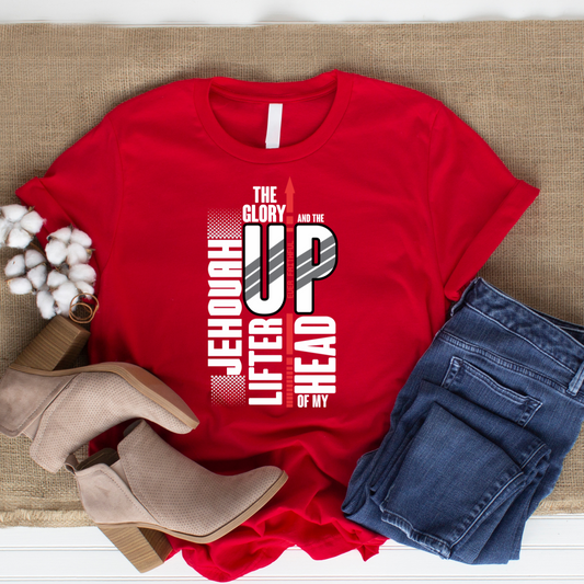 Lifter of My Head Christian T-Shirt - Psalm 3:3 Faith Apparel