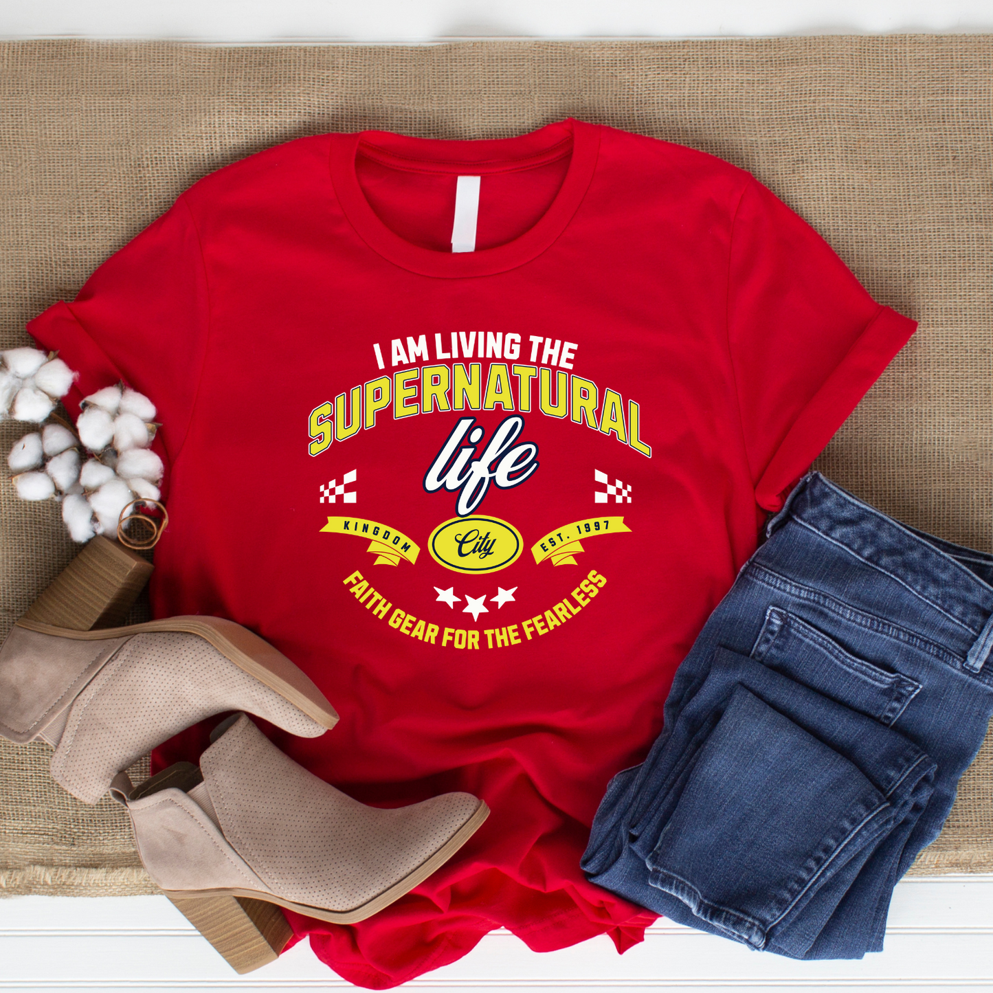 Supernatural Life - Miraculous Christian T-Shirt for Divine Living