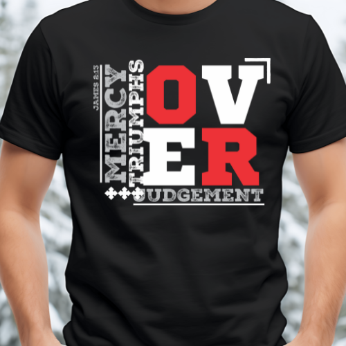 Over Judgment - Christian T-Shirt, Inspirational Apparel