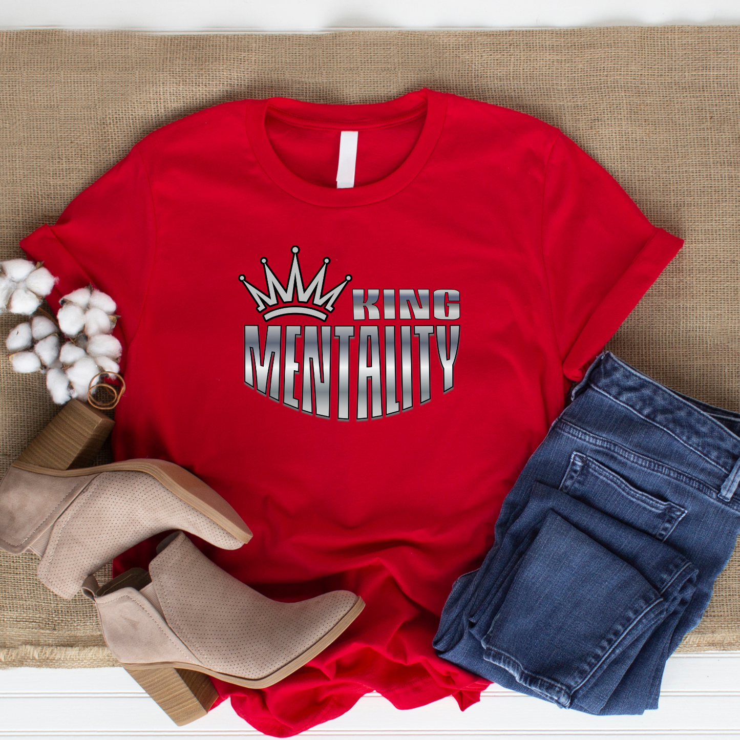 King Mentality - Royal Christian T-Shirt for Kingdom Mindset