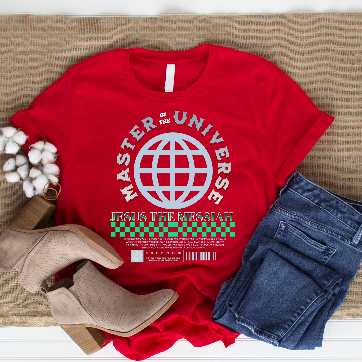 Master of the Universe - Christian T-Shirt, Inspirational Apparel