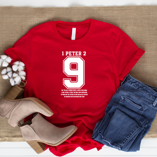 1 Peter 2:9 Christian T-Shirt - Chosen People Biblical Apparel