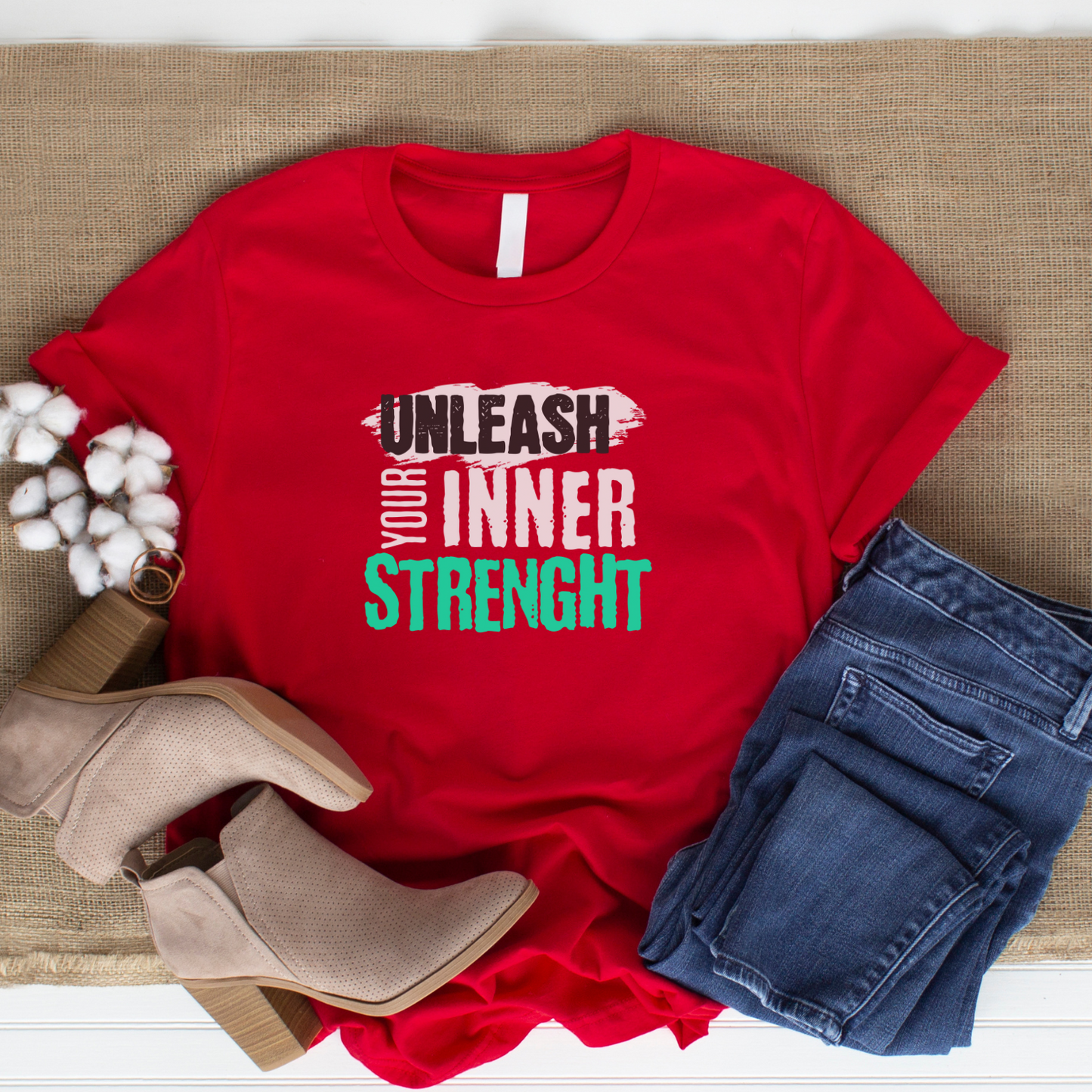 Unleash Inner Strength - Ultimate Power Christian T-Shirt for Spiritual Warriors