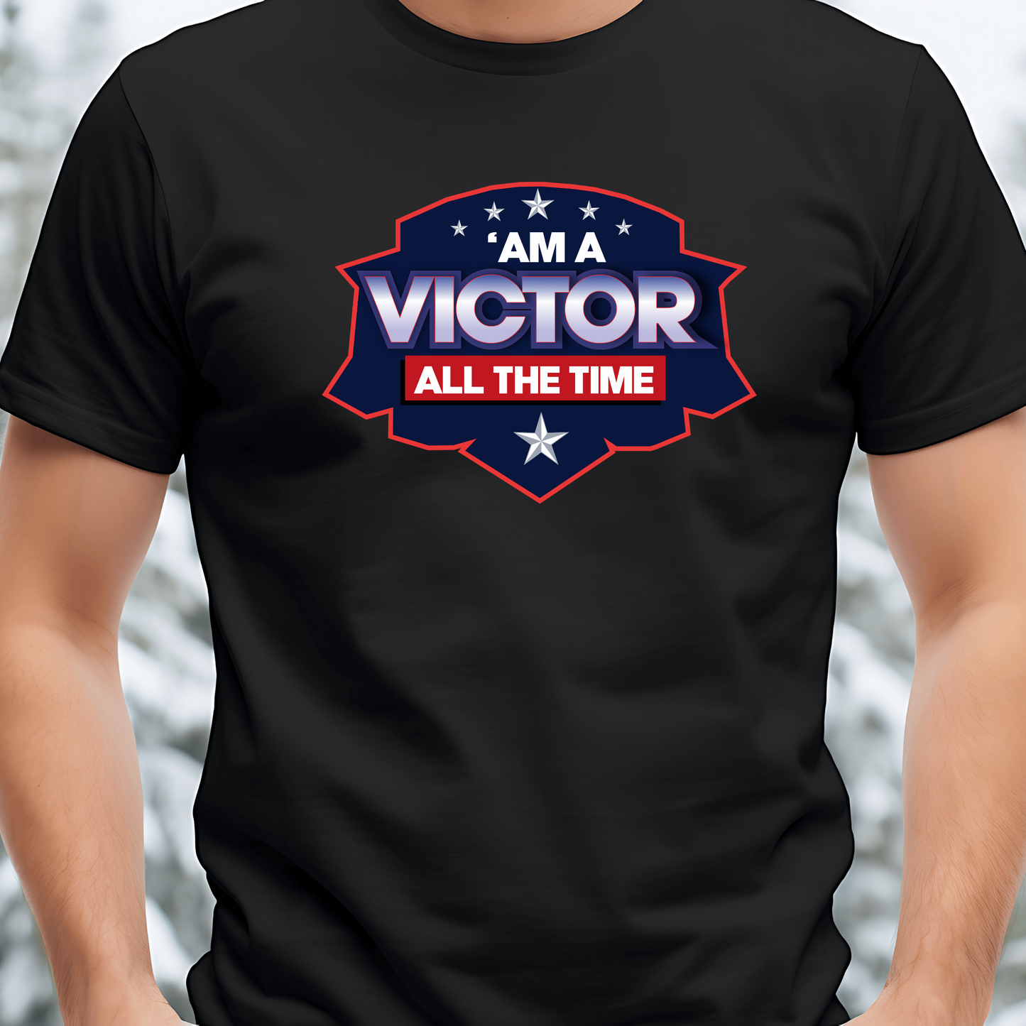 Victor All the Time - Ultimate Victory Christian T-Shirt for Unstoppable Champions