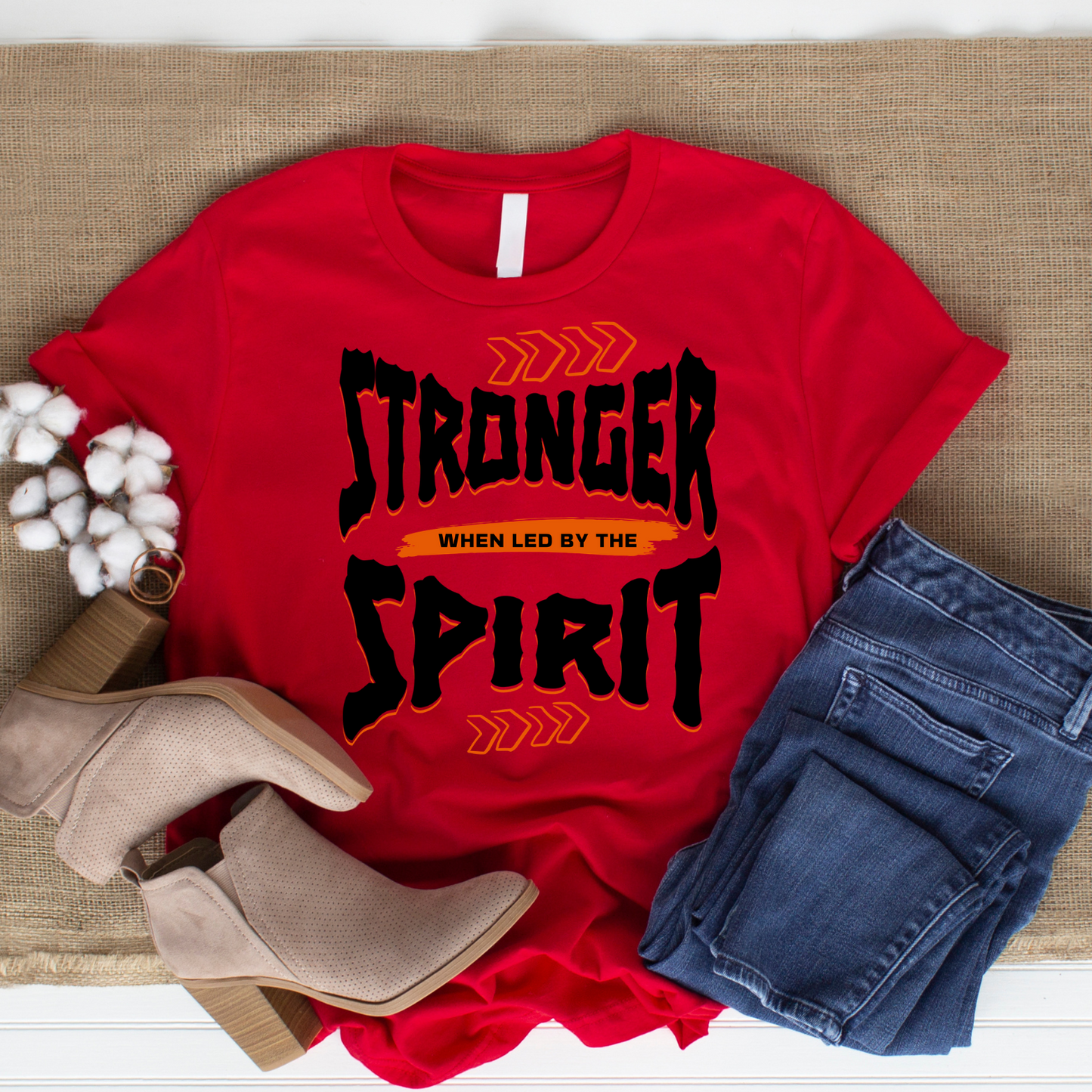 Stronger Spirit - Ultimate Resilience Christian T-Shirt for Unbreakable Faith