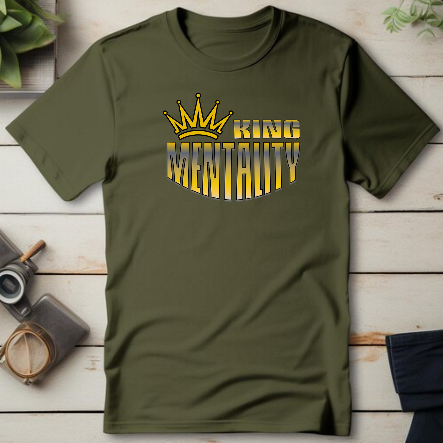 King Mentality - Royal Christian T-Shirt for Kingdom Mindset