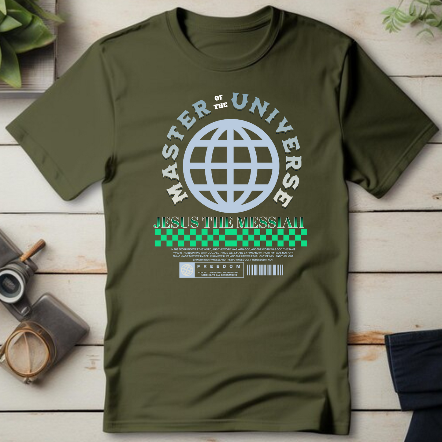 Master of the Universe - Christian T-Shirt, Inspirational Apparel