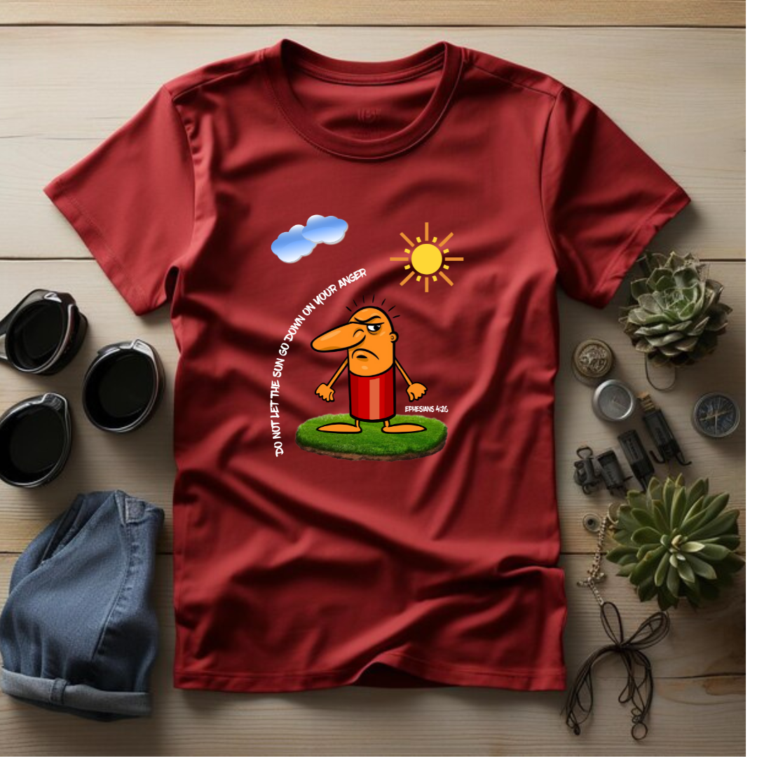 Sunset Christian T-Shirt - God's Glory Inspirational Apparel