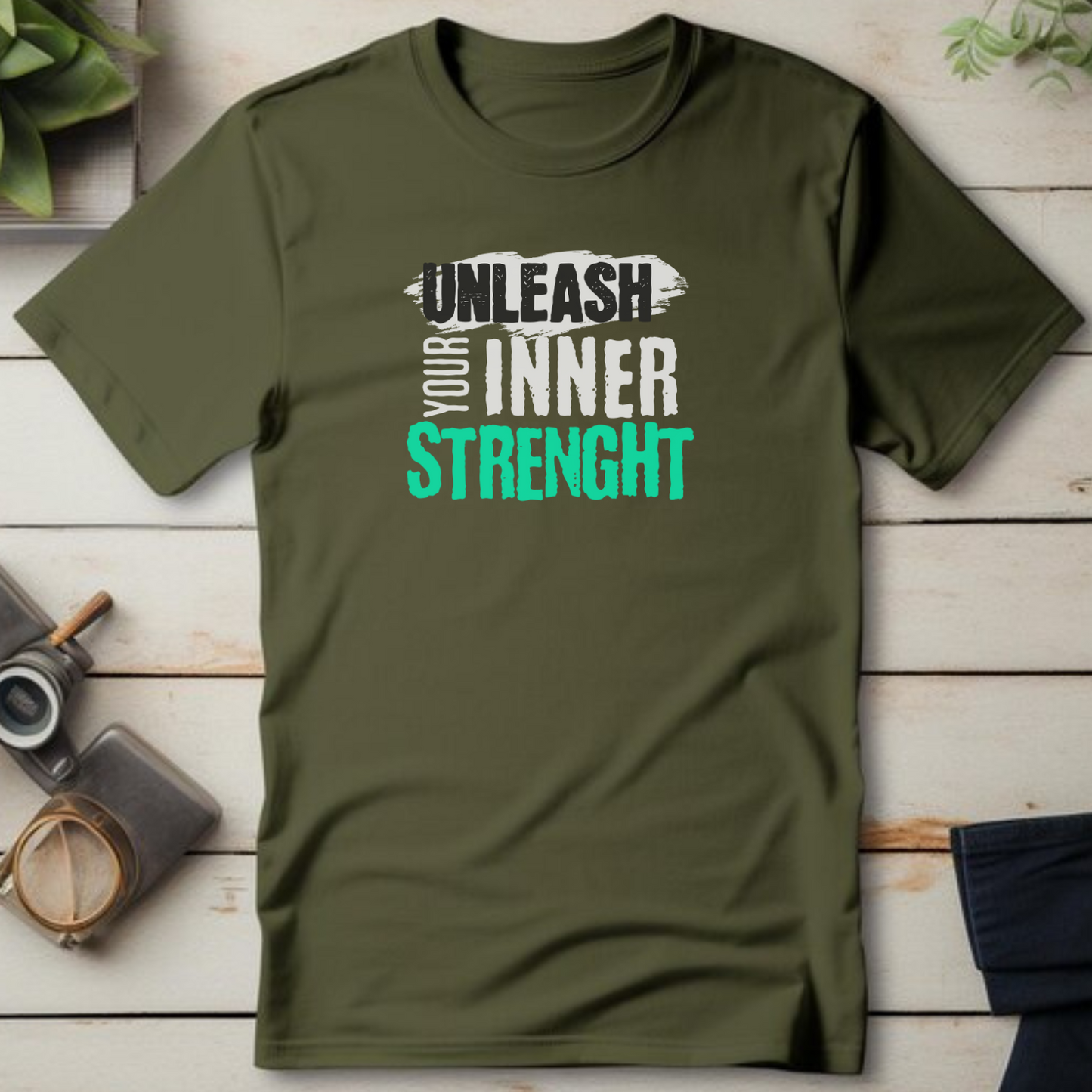 Unleash Inner Strength - Ultimate Power Christian T-Shirt for Spiritual Warriors