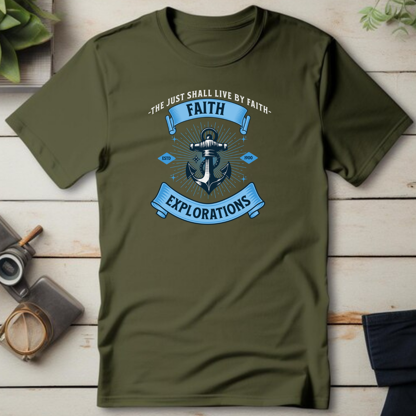 Faith Exploration - Journey Christian T-Shirt for Spiritual Growth