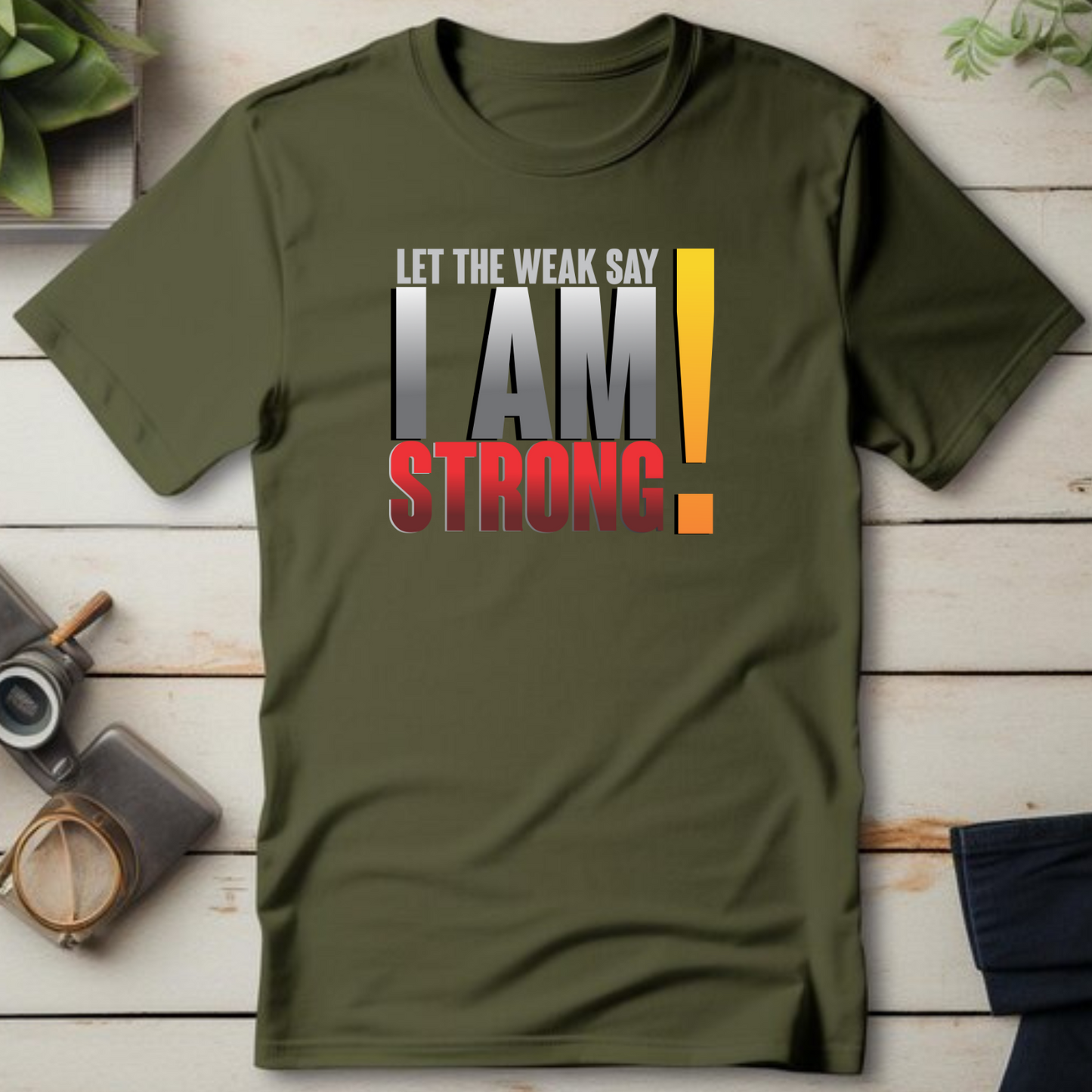 I Am Strong Christian T-Shirt - Faith Empowerment Apparel
