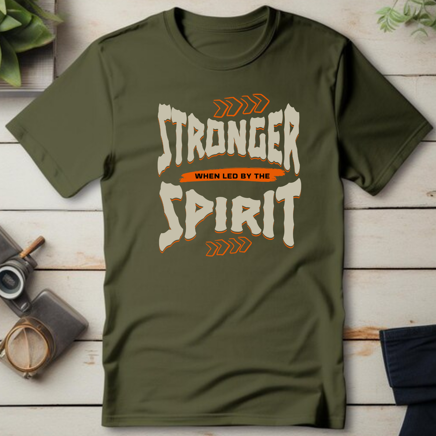Stronger Spirit - Ultimate Resilience Christian T-Shirt for Unbreakable Faith