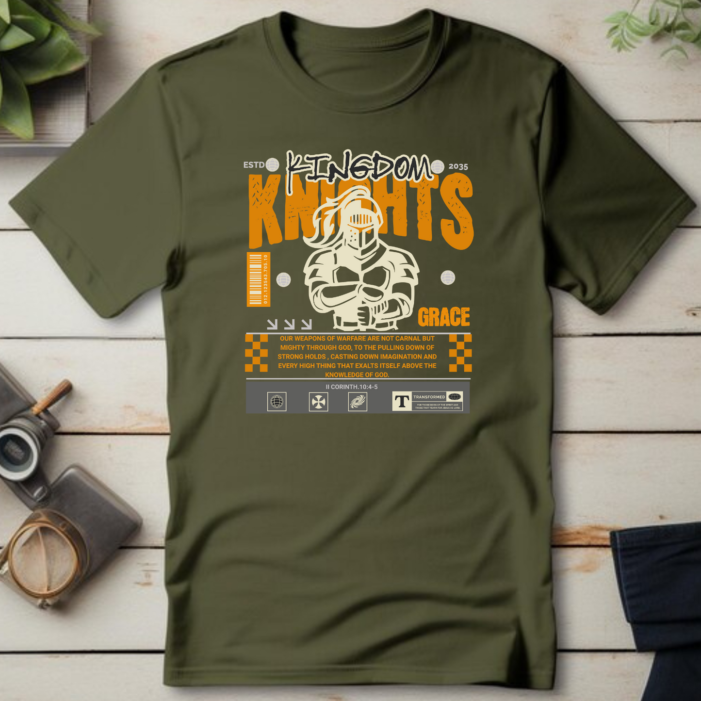 kingdom knights Christian T-Shirts Inspirational Apparel