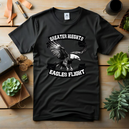 On Eagles Flight Christian T-Shirt - Soaring Faith Apparel