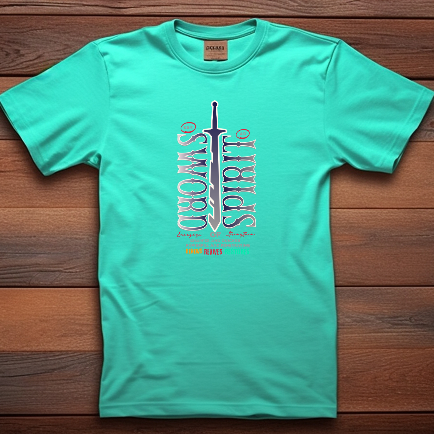 Sword of the Spirit - Biblical Christian T-Shirt for Warriors of Faith