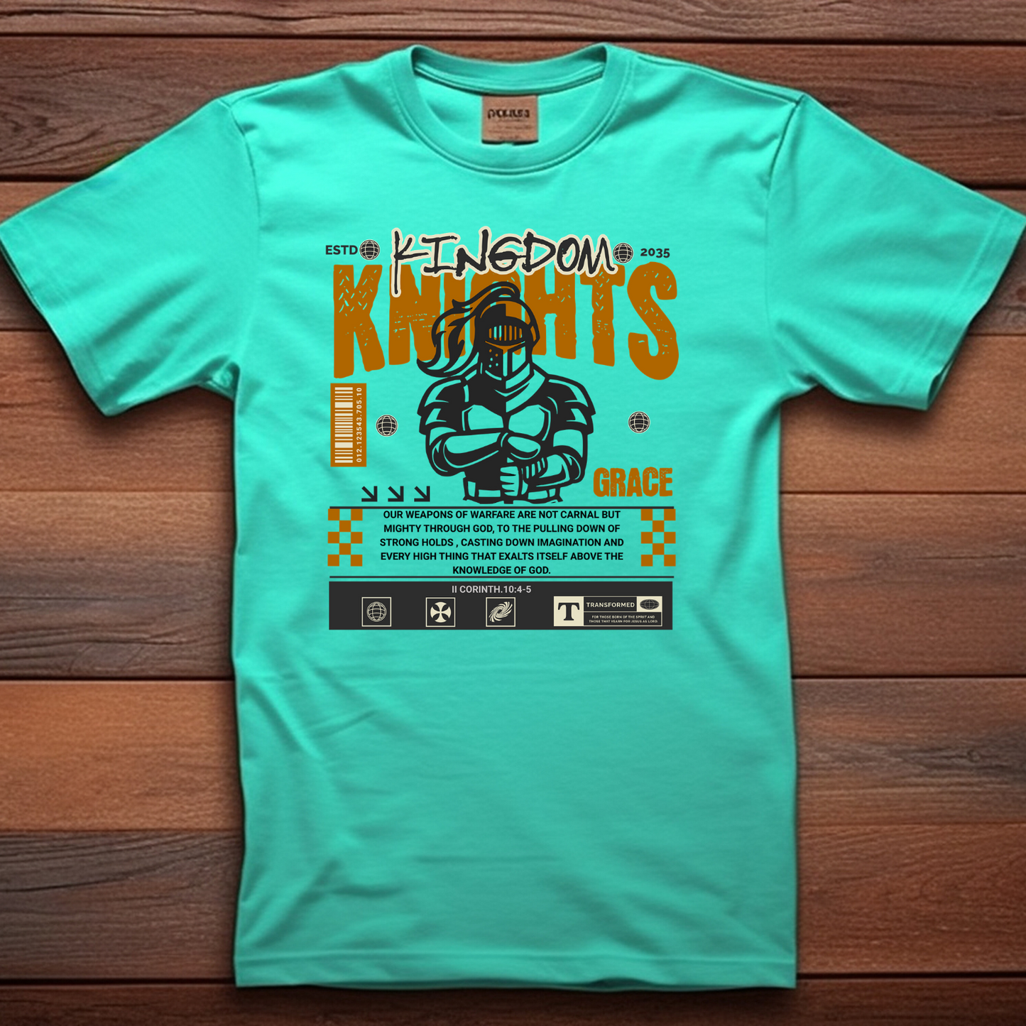 kingdom knights Christian T-Shirts Inspirational Apparel