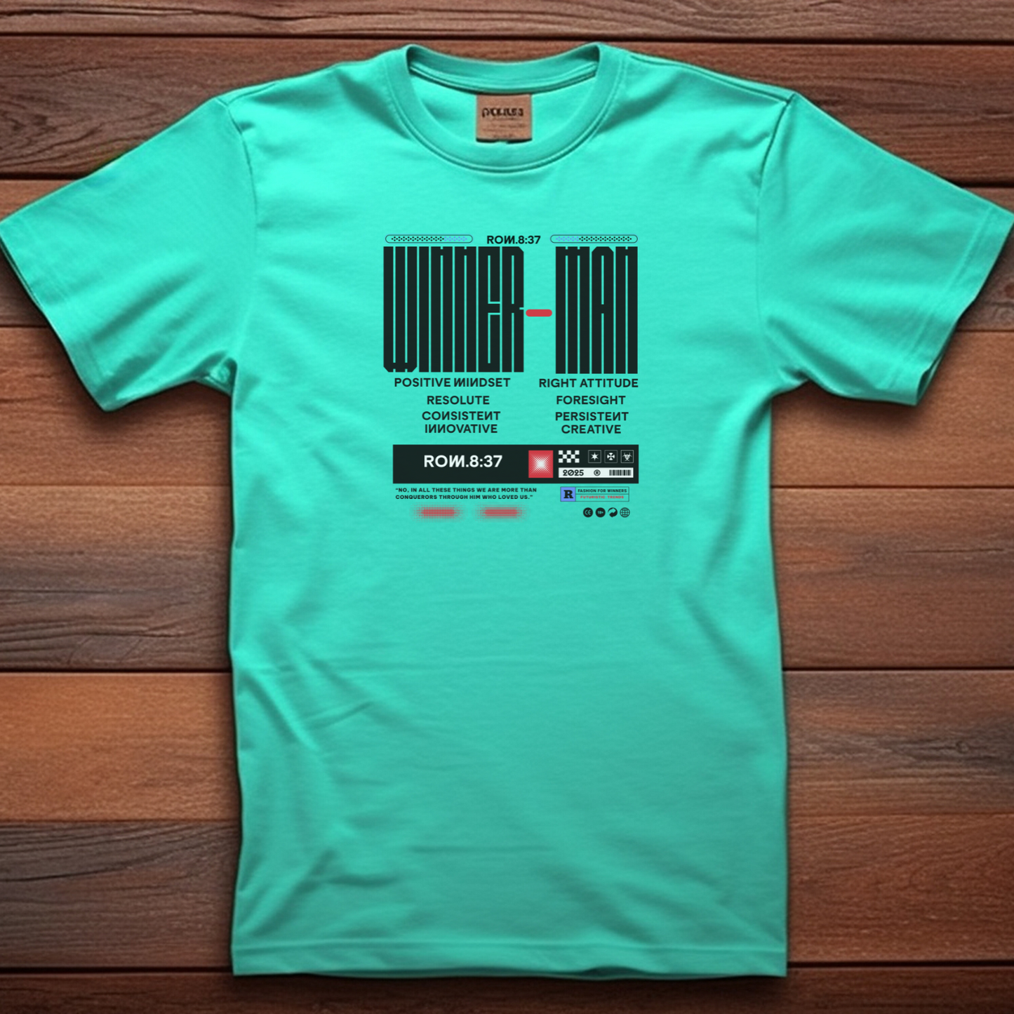 Winner Man - Victory Christian T-Shirt for Champions in Faith