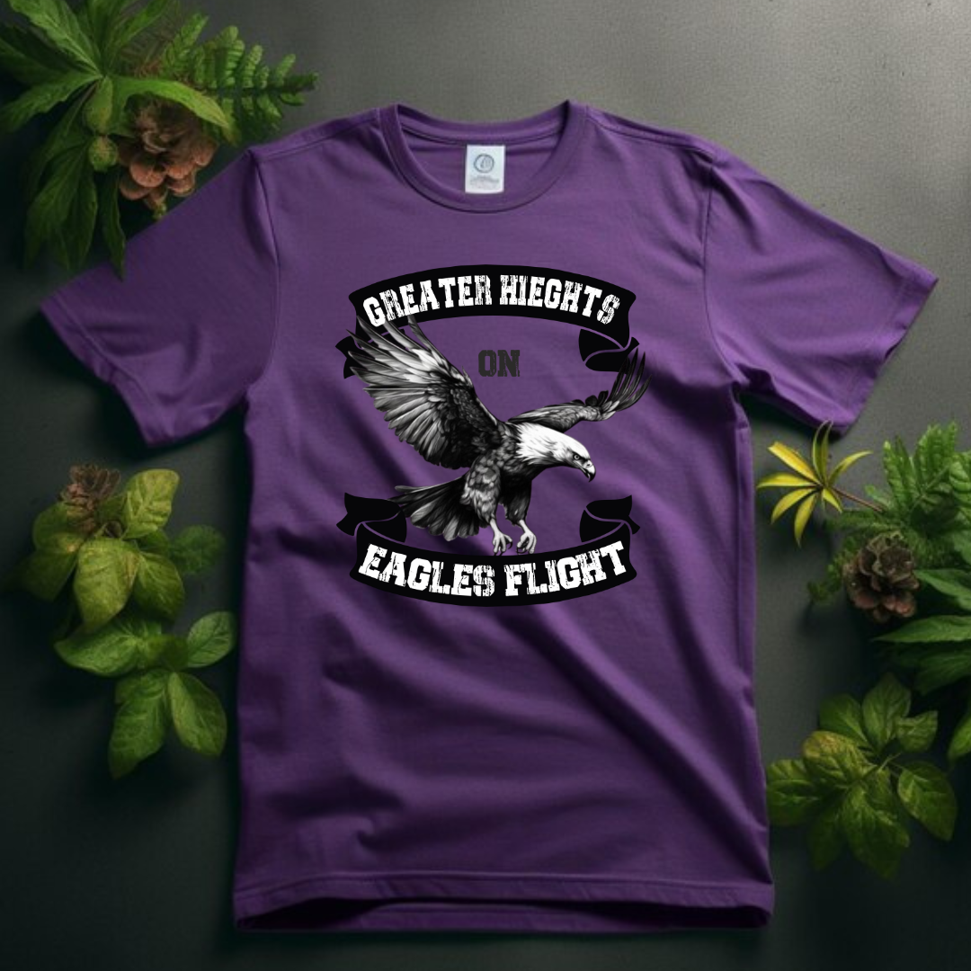 On Eagles Flight Christian T-Shirt - Soaring Faith Apparel