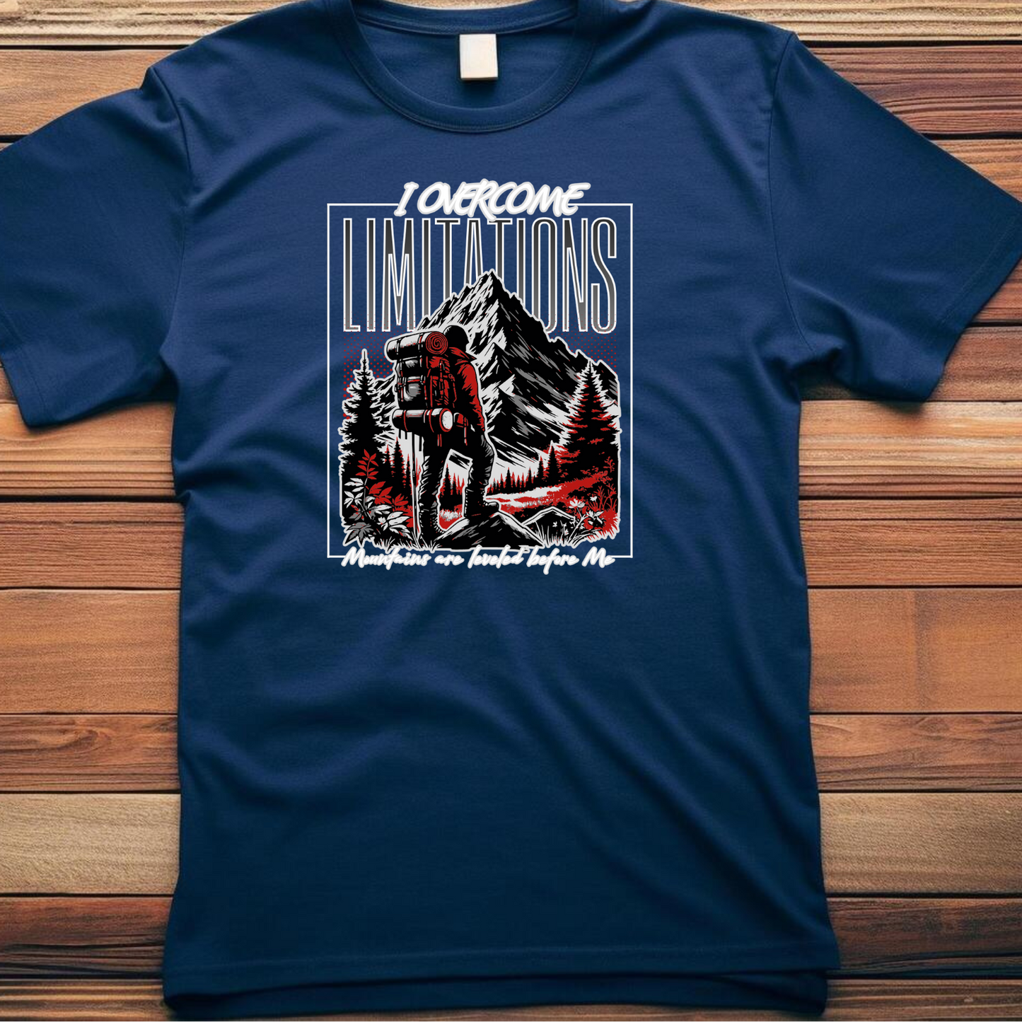 Overcome the Limits - Christian T-Shirt, Inspirational Apparel