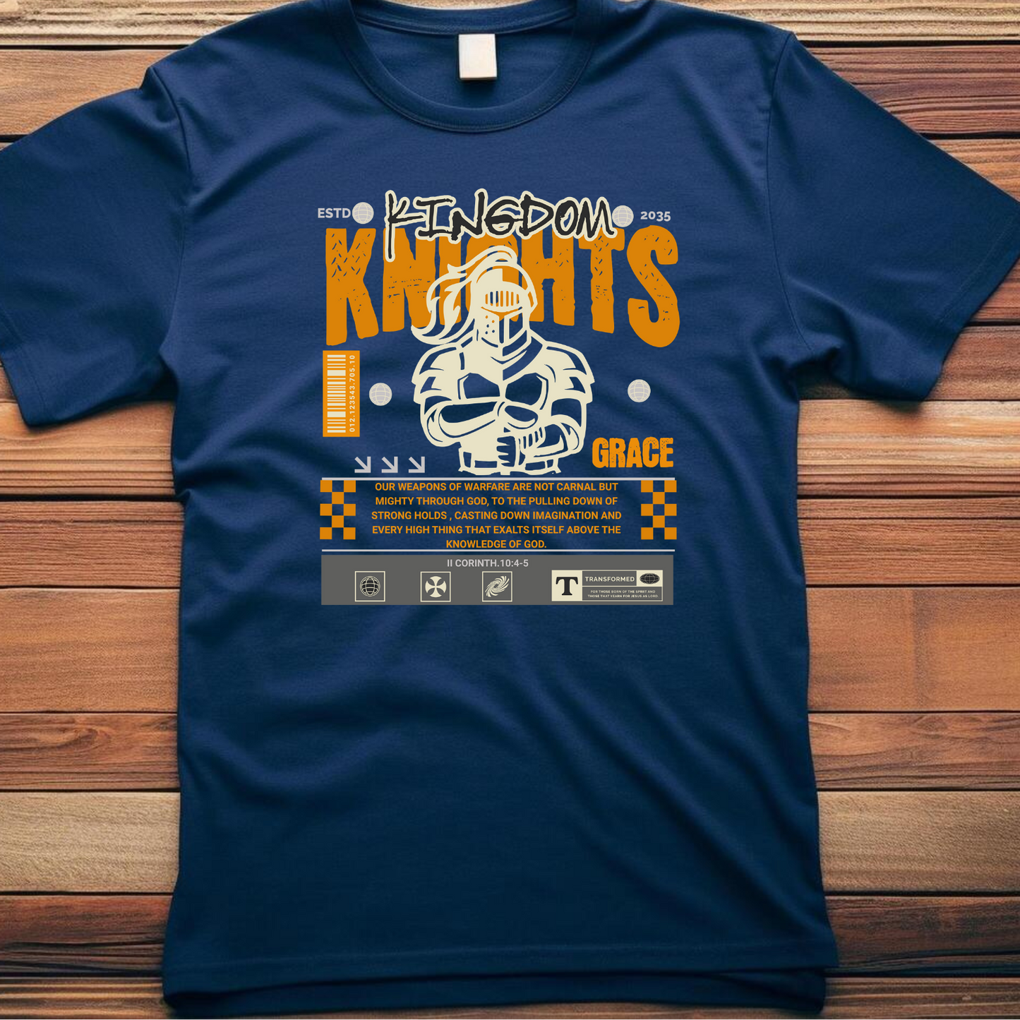 kingdom knights Christian T-Shirts Inspirational Apparel