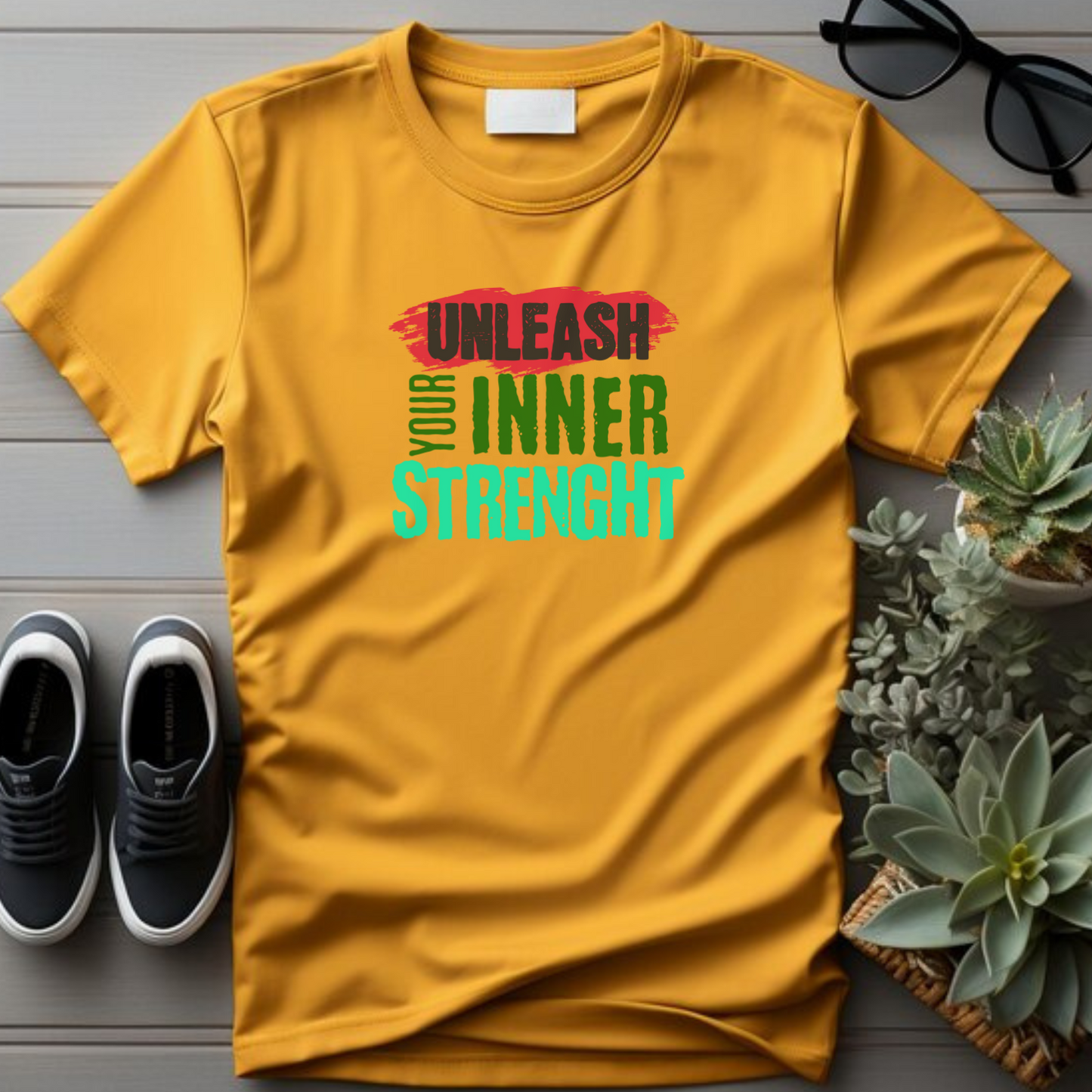 Unleash Inner Strength - Ultimate Power Christian T-Shirt for Spiritual Warriors