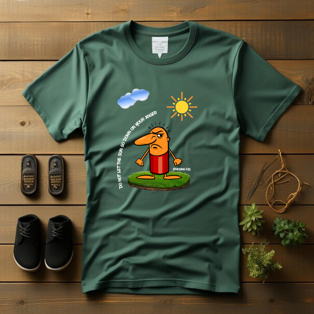 Sunset Christian T-Shirt - God's Glory Inspirational Apparel