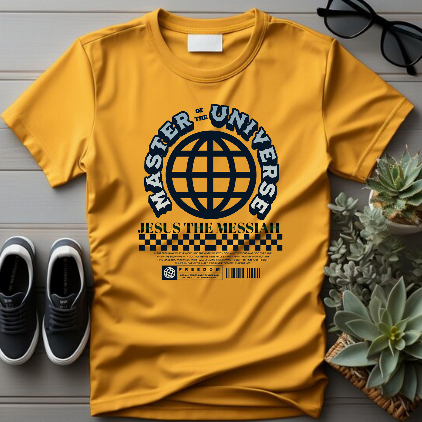 Master of the Universe - Christian T-Shirt, Inspirational Apparel