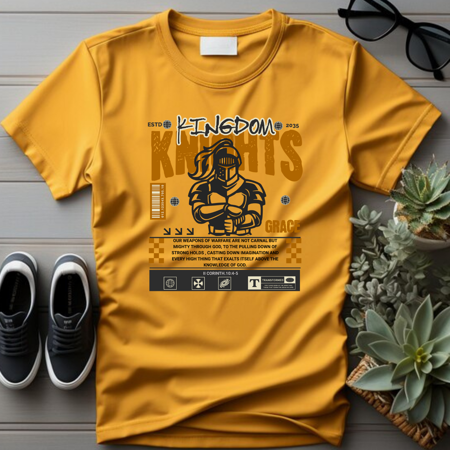 kingdom knights Christian T-Shirts Inspirational Apparel