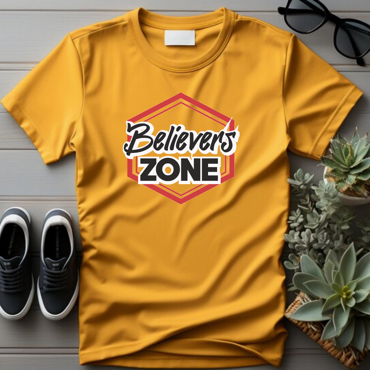 Believers Zone Christian T-Shirt - Faith Community Apparel