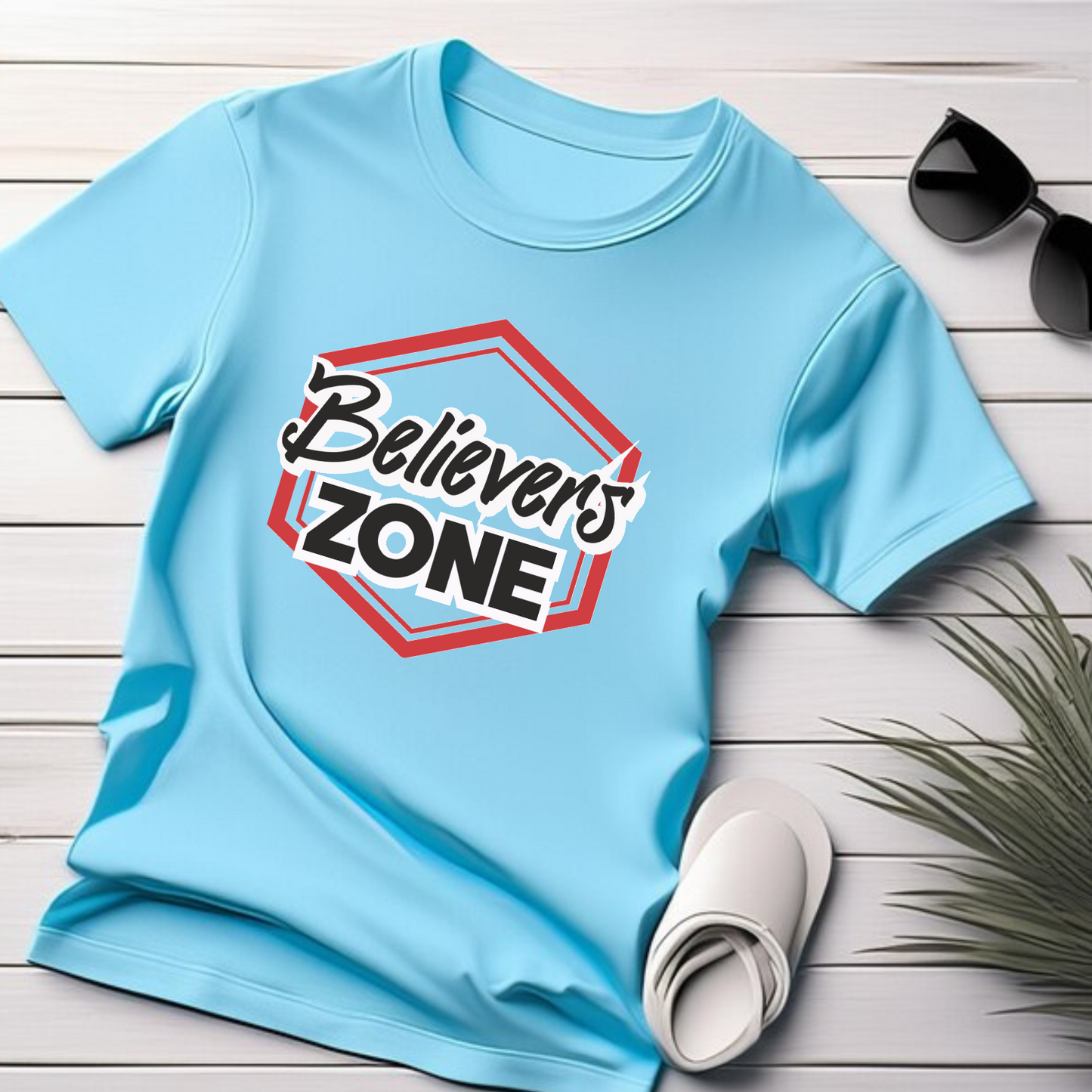 Believers Zone Christian T-Shirt - Faith Community Apparel