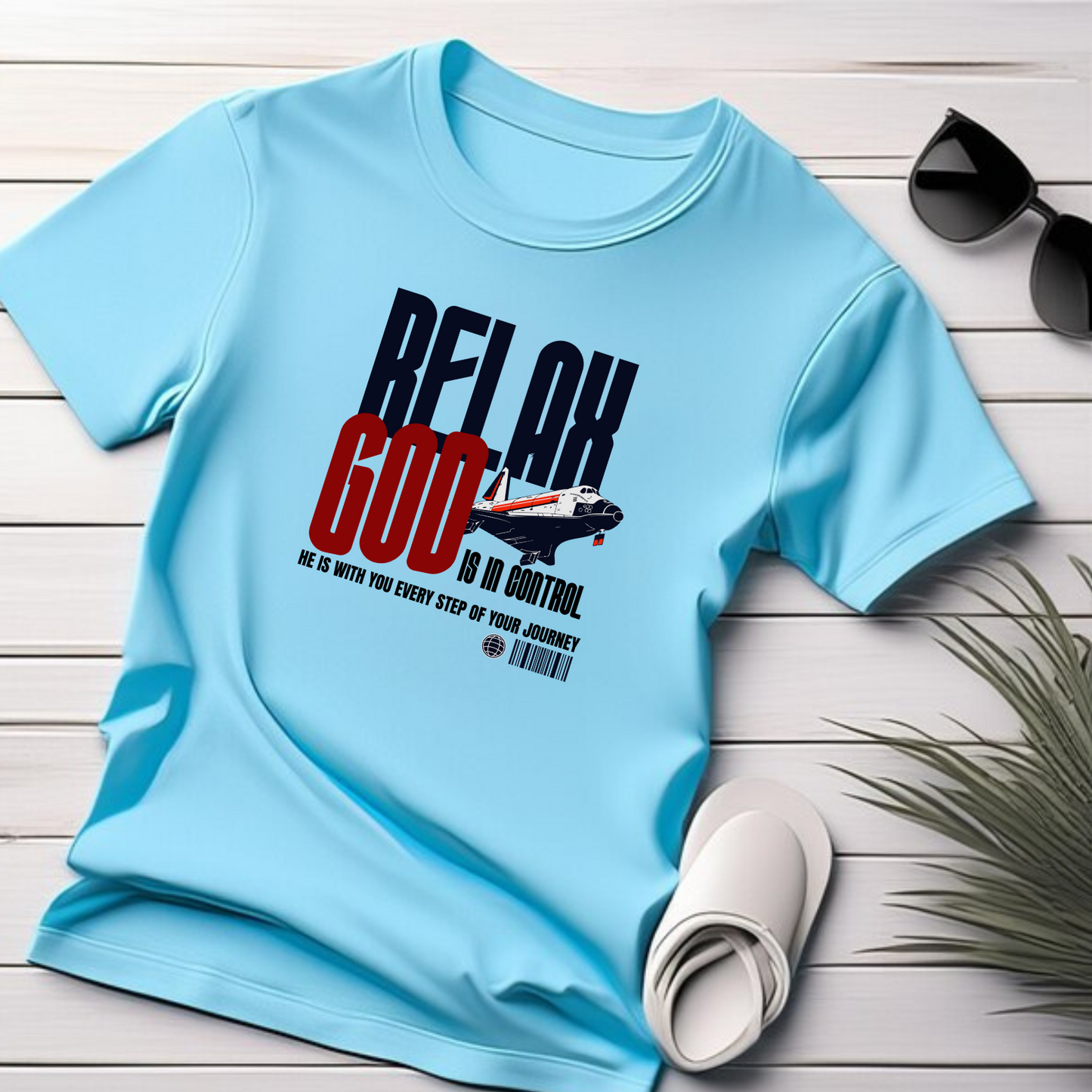 God is in Control Christian T-Shirt - Divine Sovereignty Apparel