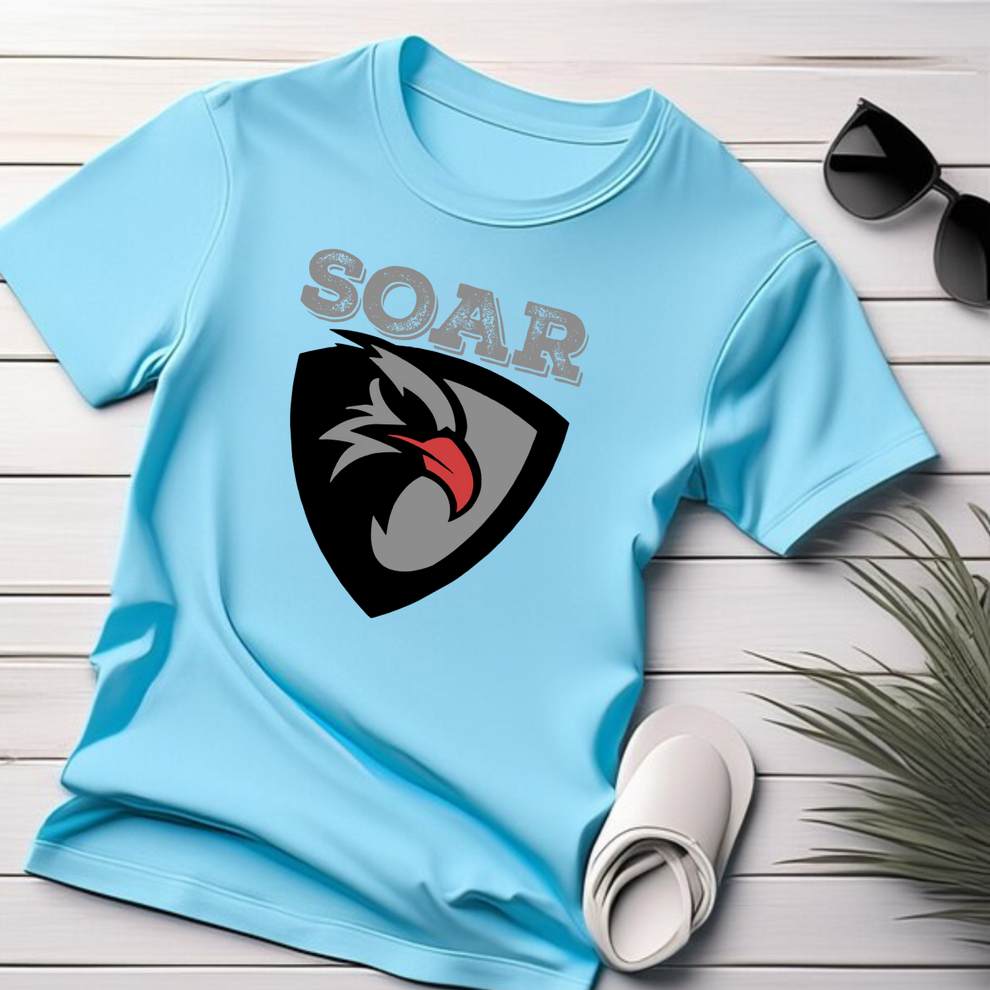 Soar on Wings Like Eagles Christian T-Shirt - Isaiah 40:31 Apparel
