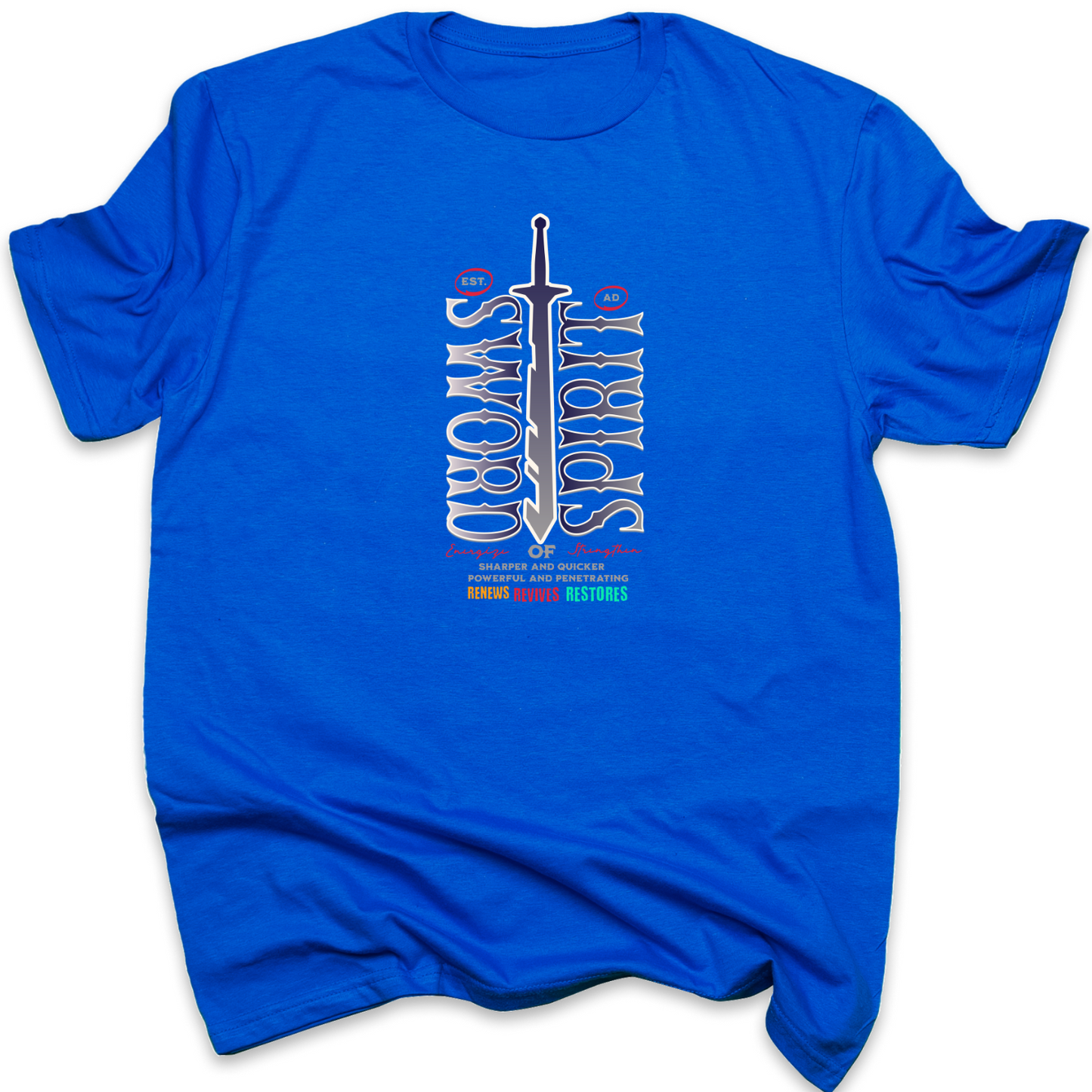 Sword of the Spirit - Biblical Christian T-Shirt for Warriors of Faith